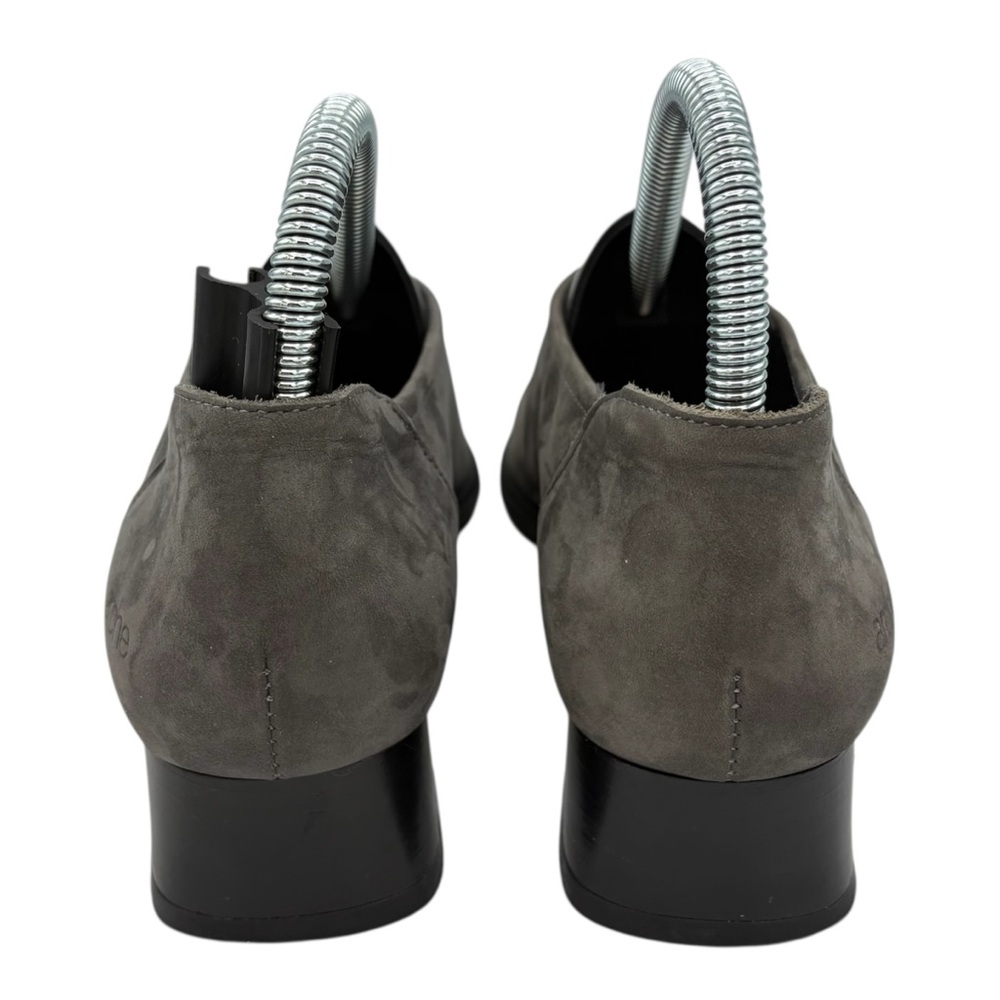 Arche France Gray Suede Slip On Loafer Low Heel MSRP $225 UK 38 / US 7-7.5 - Picture 7 of 9